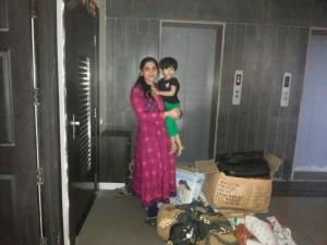 Deepa Sharma - Cloth donation